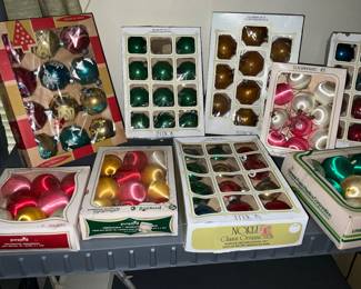 Vintage christmas ornaments