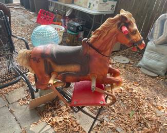 Vintage rocking horse