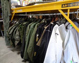 Assorted Military Uniforms - "Cracker Jack", Helmet Bags, Flight Jackets
