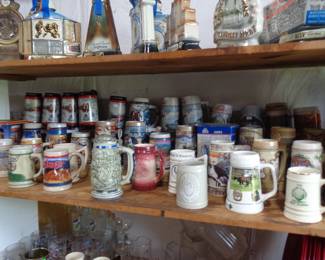 Assorted Ceramic Beer Steins
