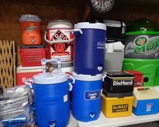 Assorted Advertising Coolers