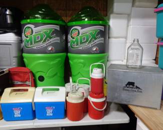Assorted Coolers & Water Jugs