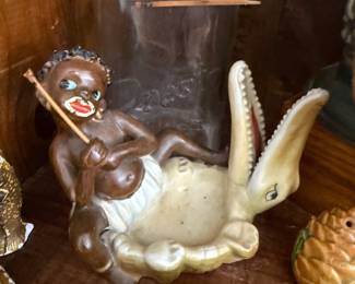 Vintage Black Americana ceramic figurine