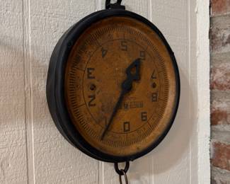 Antique Detecto hanging scale