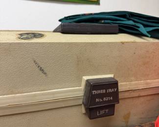 Vintage three-tray tackle box No. 8314