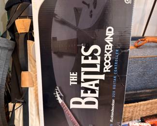 The Beatles Rock Band Rickenbacker guitar controller for Wii