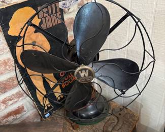 Antique Westinghouse oscillating fan