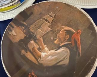 Norman Rockwell collector plate