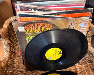 Herb Alpert's Tijuana Brass LP in record basket