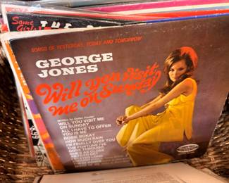 George Jones Will You Visit Me on Sunday LP