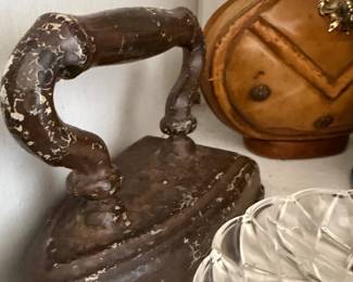 Antique cast iron sad iron