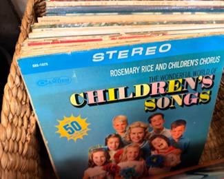 Rosemary Rice Wonderful World of Children's Songs LP