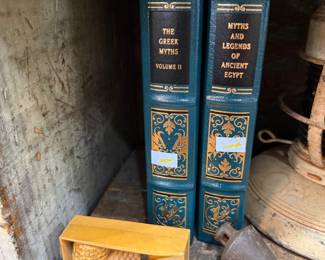 Easton Press Greek Myths and Ancient Egypt volumes