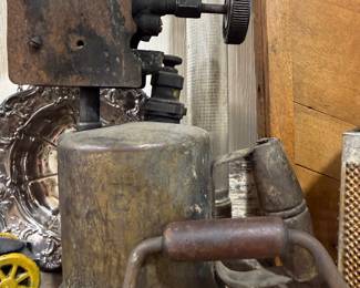 Antique brass blow torch