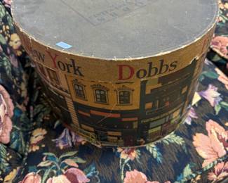 Antique Dobbs New York hat box