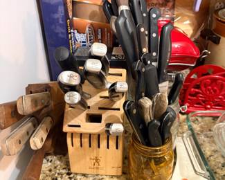 J.A. Henkle knives and kitchen items