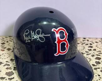 242 bostonredsoxbaseballhelmetsignedby