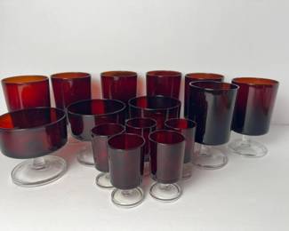 112 rubyredstemmedglasseswithclearbase