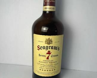 048 oversizedseagramssevenwhiskeybottle