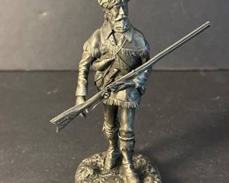 187 franklinmintpewterpathfinderfigurine