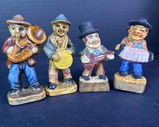 180 occupiedjapanceramicmusicianfigurine