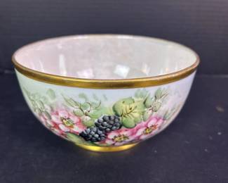 163 handpaintedporcelainbowlwithfloral