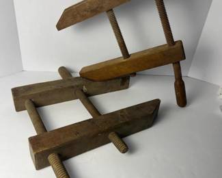 137 woodenhandscrewclampsbyeblissmfg