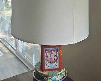 Upcycled Cookie Tin Lamp second image