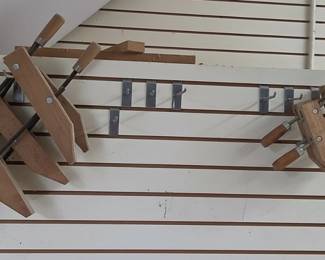 Vintage Wood Hand Clamps