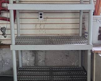 Tier Plastic Utility Shelf