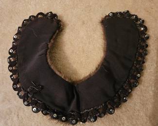 Vintage Mink Fur Collar with Beads second image