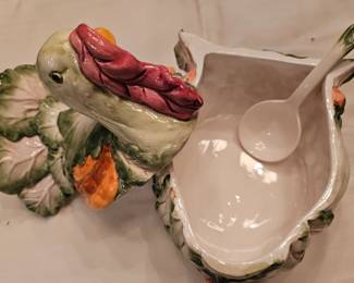 Ceramic Turkey Tureen with Ladle third image