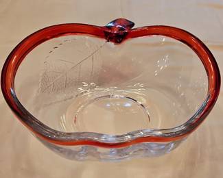 Studio Nova Apple Shaped Glass Bowl