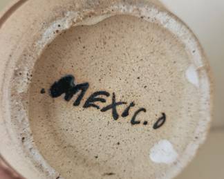 Handpainted Tonala Mexican pottery vase second image