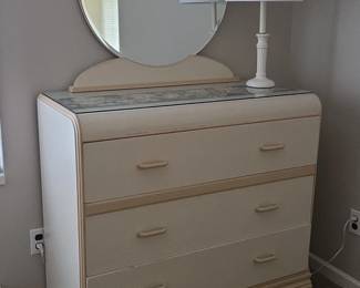 Waterfall Dresser with Mirror