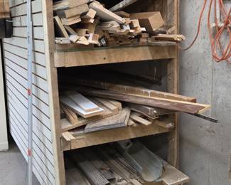 Rolling Lumber Cart