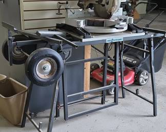 Delta Miter Saw on Rolling Stand second image