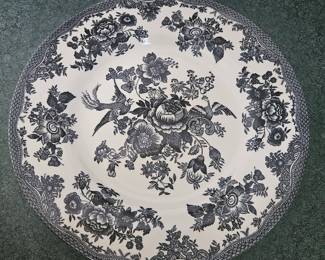 Asiatic Pheasant Black Transferware Set second image