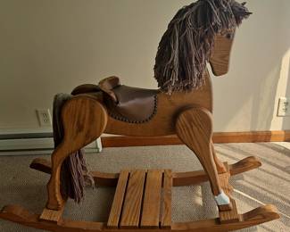 Wooden Rocking Horse
