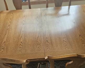 Queen Anne Oak Dining Set second image
