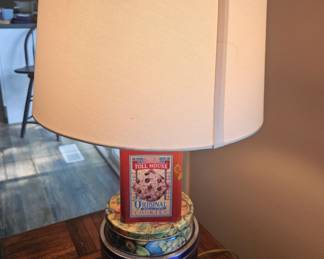 Upcycled Cookie Tin Lamp