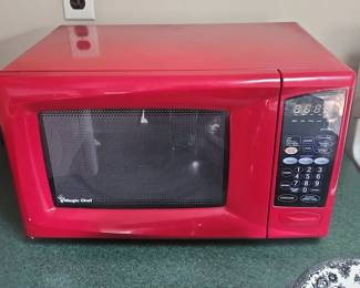 Magic Chef Red Countertop Microwave