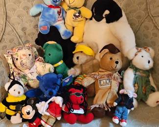 Assorted Collectible Plush Toys