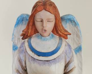 Jim Shore Folk Art Angel Figurine second image