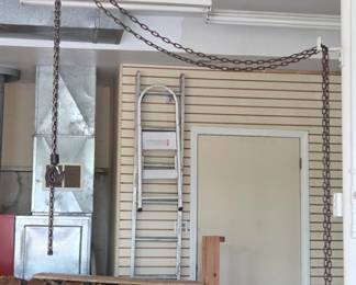 Orange Manual Chain Hoist