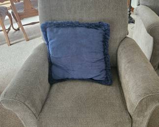 Grey Fabric Chairs, set of second image