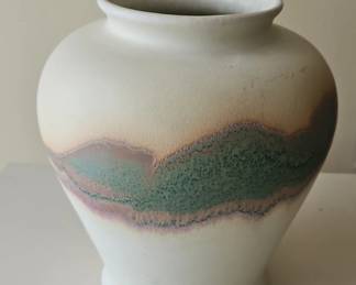 San Pacific Drip Glaze Art Vase