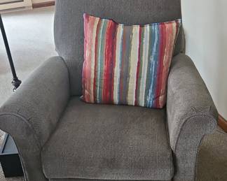 Grey Fabric Chairs, set of