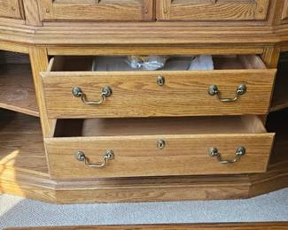Oak China Cabinet second image