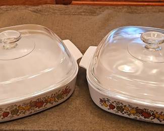 Corning Ware Spice of Life Le Romarin Casserole Dishes